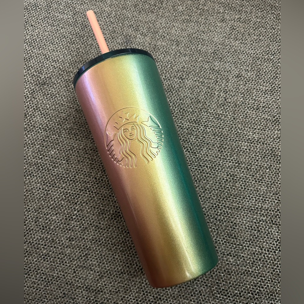 Starbucks Tumbler: Iridescent stainless steel